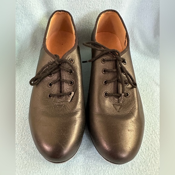 BLOCH Women’s JAZZ TAP Dance Shoe in Black Leather Lace Up Techno Tap - Picture 4 of 10